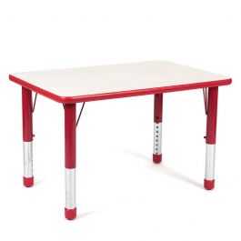 Valencia Rectangular Table 4 Seater - Red