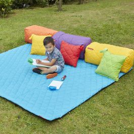 Large Outdoor Mats Turquoise