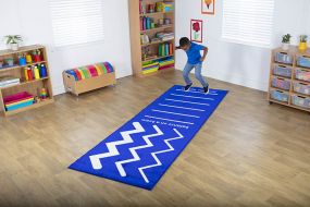 Physical Development Carpets Activity Mat 2 - Hurdles & Balance Beams