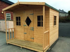 Deluxe Tongue & Groove Play House 8x6ft