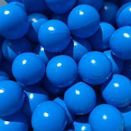 75mm Plastic Balls Blue