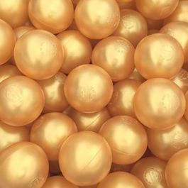 75mm Plastic Balls Gold