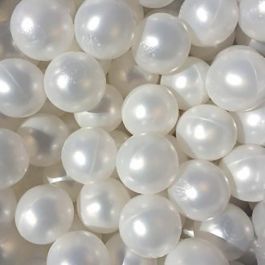 75mm Plastic Balls Pearl White