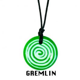 Gremlin Button Necklace 